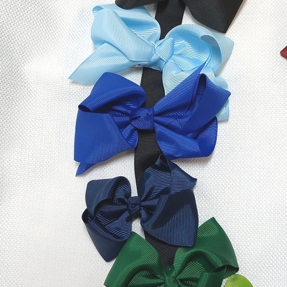 Hair Bows•Grosgrain Ribbon•Baker's Dozen Set (13) - Picture 5 of 8